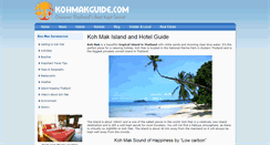 Desktop Screenshot of kohmakguide.com