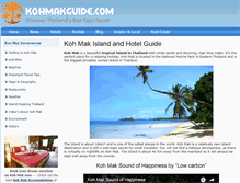 Tablet Screenshot of kohmakguide.com
